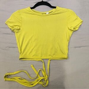 Garage Open Back Tie-Up Tee